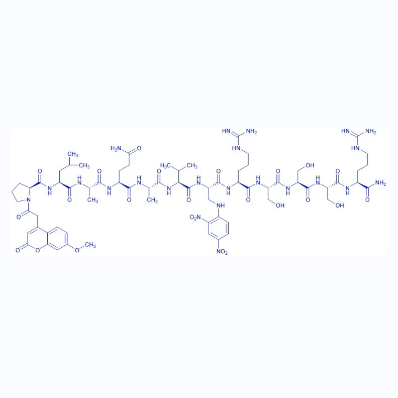Mca-(endo-1a-Dap(Dnp))-TNF-a (-5 to +6) amide (human) 192723-42-5.png
