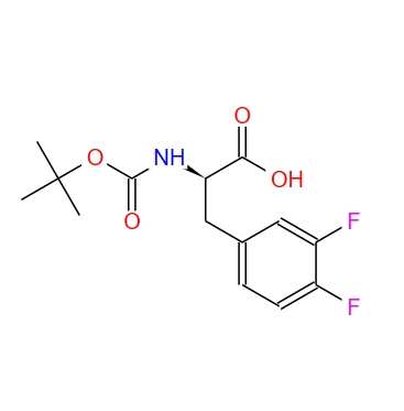 N-(叔丁氧羰基)-3,4-二氟-D-苯丙氨酸 205445-51-8