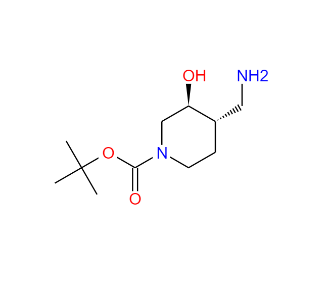 TERT-BUTYL (3S,4S)-4-(AMINOMETHYL)-3-HYDROXYPIPERIDINE-1-CARBOXYLATE