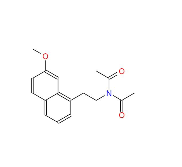 N,N-二乙酰基-2-(7-甲氧基-1-萘基）乙胺