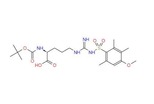 102185-38-6  NΑ叔丁氧羰酰基NΩ(4-甲氧基-2,3,6三甲基苯磺酰)精氨酸