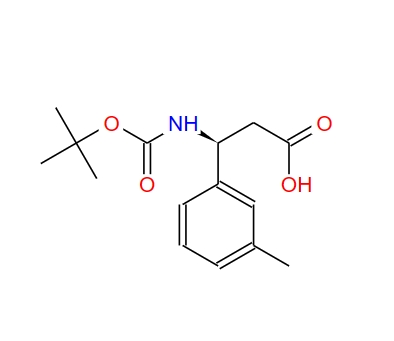 (S)-3-((叔丁氧羰基)氨基)-3-(间甲苯基)丙酸 499995-75-4