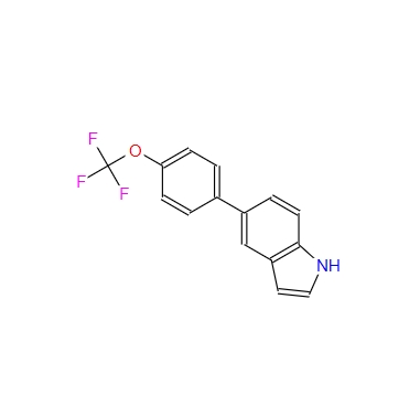5-(4-trifluoromethoxyphenyl)-1H-indole 599198-16-0