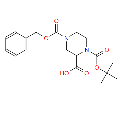 129365-23-7 1-叔丁氧羰基-4-苄氧羰基-2-哌嗪羧酸