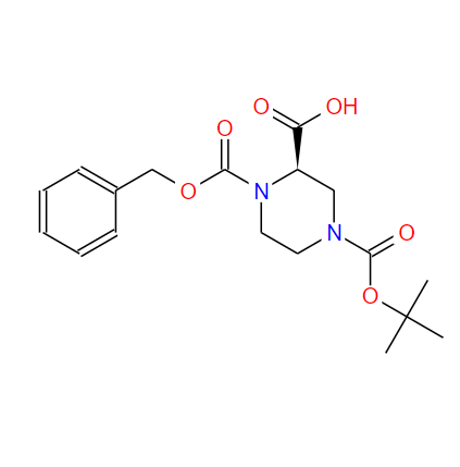 954388-33-1 (R)-4-叔丁氧羰基-1-苄氧羰基-2-哌嗪羧郧