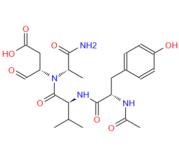 143313-51-3；乙酰基-酪氨酰-缬氨酰-丙氨酰-天冬氨醛；Ac-Tyr-Val-Ala-Asp-aldehyde (pseudo acid)