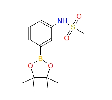 N-(3-(4,4,5,5-四甲基-1,3,2-二氧硼杂环戊烷-2-基)苯基)甲磺酰胺 305448-92-4