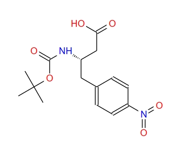 127106-71-2;BOC-(S)-3-氨基-4-(4-硝基苯基)-丁酸;(S)-3-((tert-Butoxycarbonyl)amino)-4-(4-nitrophenyl)butanoic acid