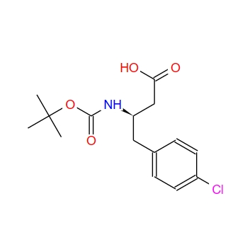 Boc-(R)-3-氨基-4-(4-氯苯基)丁酸 218608-96-9