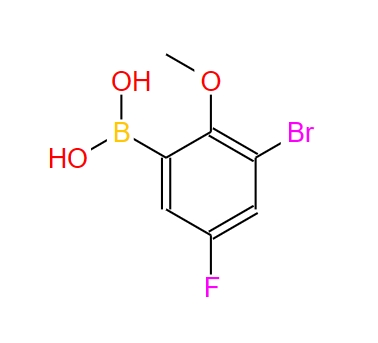(3-溴-5-氟-2-甲氧基苯基)硼酸 352525-85-0