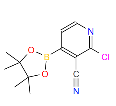 878194-94-6；2-氯-3-氰吡啶-4-硼酸频哪酯；2-Chloro-3-cyano-4-(4,4,5,5-tetramethyl-[1,3,2]dioxaborolan-2-yl)pyridine