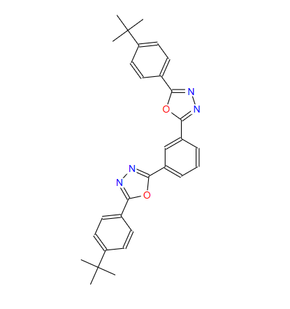 138372-67-5;2,2'-(1,3-苯基)二[5-(4-叔丁基苯基)-1,3,4-恶二唑];2,2'-(1,3-Phenylene)bis[5-(4-tert-butylphenyl)-1,3,4-oxadiazole]