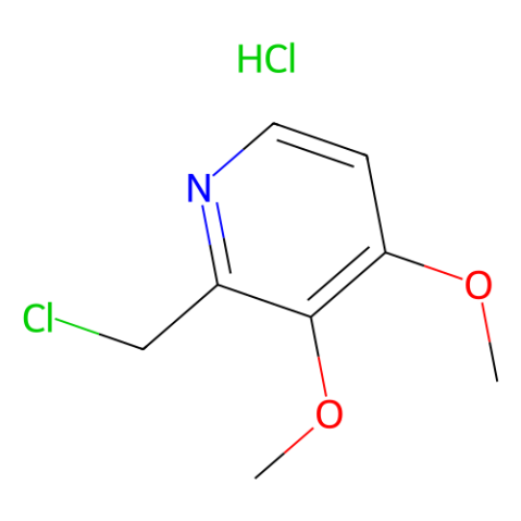 aladdin 阿拉丁 C122391 2-(氯甲基)-3,4-二甲氧基吡啶 盐酸盐 72830-09-2 98%
