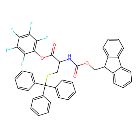 aladdin 阿拉丁 F116823 FMOC-S-三苯甲基-L-半胱氨酸五氟苯酯 115520-21-3 98%