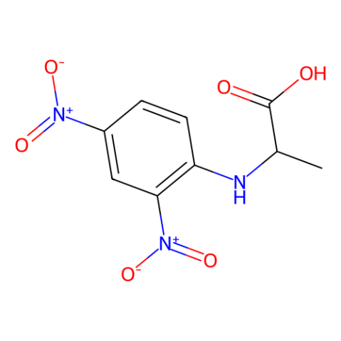 aladdin 阿拉丁 D100644 N-(2,4-二硝基苯)-L-丙氨酸 1655-52-3 98%