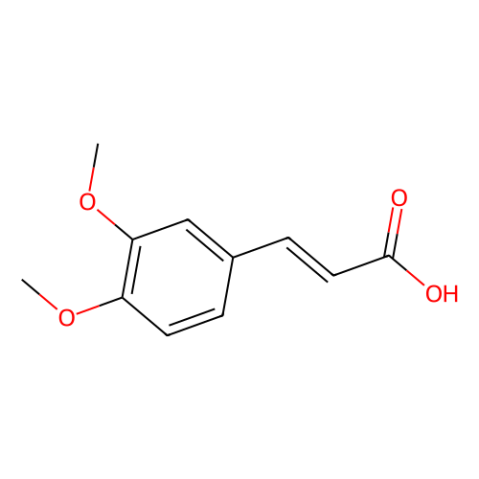 aladdin 阿拉丁 D100558 3,4-二甲氧基肉桂酸 2316-26-9 99%