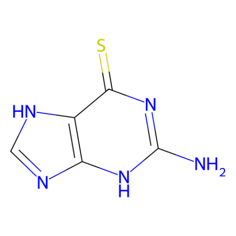 aladdin 阿拉丁 T106639 6-硫鸟嘌呤 154-42-7 98%