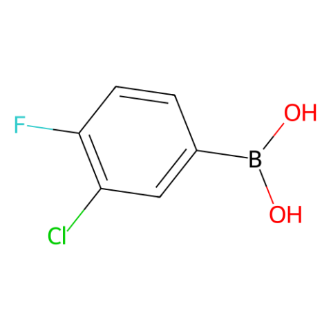 aladdin 阿拉丁 C100666 3-氯-4-氟苯基硼酸 (含不同量的酸酐) 144432-85-9 98%