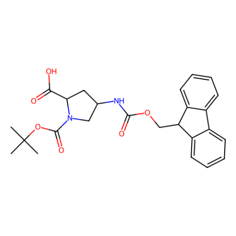 aladdin 阿拉丁 B121679 N-Boc-顺式-4-Fmoc-氨基-L-脯氨酸 174148-03-9 97%