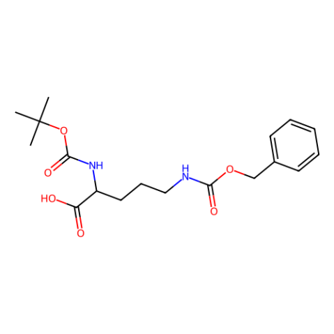 aladdin 阿拉丁 B116724 N-叔丁氧羰基-N'-苄氧羰基-L-鸟氨酸 2480-93-5 98%