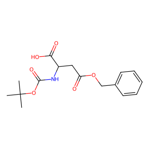 aladdin 阿拉丁 B113243 叔丁氧羰基-D-天冬氨酸 4-苄酯 51186-58-4 98%