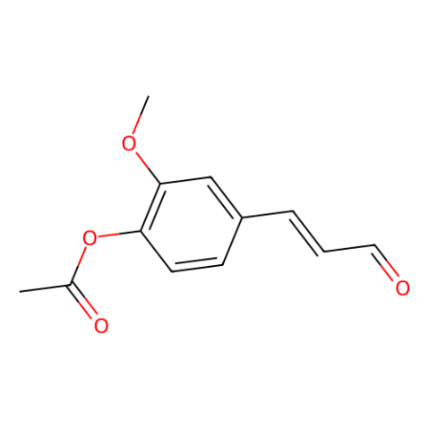 aladdin 阿拉丁 A467427 4-乙酰氧基-3-甲氧基肉桂醛 83071-67-4 95%，主要是反式