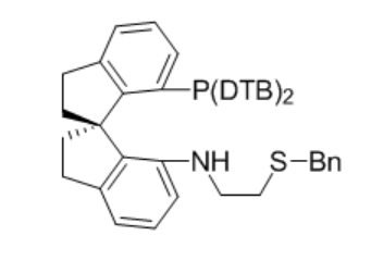 aladdin 阿拉丁 R282029 (R)-(+)-7-[N-(2-苄基硫基)乙基氨基]-7'-[双(3,5-二叔丁基苯基)膦]-2,2',3,3'-四氢-1,1'-螺二茚 1809609-52-6 97%,99% ee
