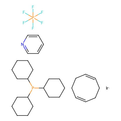 aladdin 阿拉丁 C130061 1,5-环辛二烯(吡啶)(三环己基磷)铱(I)六氟磷酸盐 64536-78-3 98%