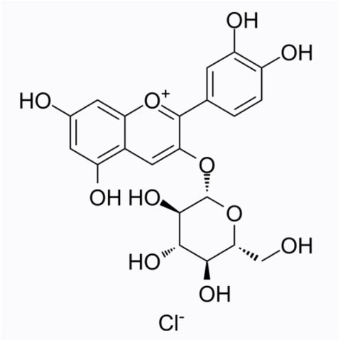 aladdin 阿拉丁 C135886 矢车菊素-3-O-葡萄糖苷 7084-24-4 分析标准品