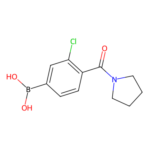 aladdin 阿拉丁 C187077 3-氯-4-(吡咯烷基-1-羰基)苯基硼酸 850589-51-4 95%