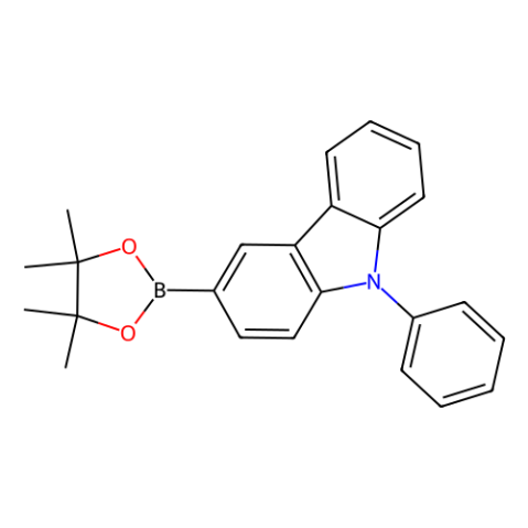 aladdin 阿拉丁 P160071 9-苯基-3-(4,4,5,5-四甲基-1,3,2-二氧杂环戊硼-2-基)咔唑 1126522-69-7 >98.0%