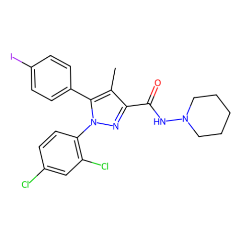 aladdin 阿拉丁 A129844 AM251,CB 1受体拮抗剂/反向激动剂 183232-66-8 ≥98%