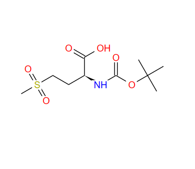 60280-45-7;丁氧羰基-甲硫氨酸(O2)-OH;BOC-MET(O2)-OH