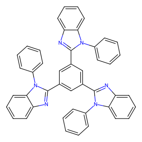 aladdin 阿拉丁 T168233 1,3,5-三(1-苯基-1H-苯并咪唑-2-基)苯 192198-85-9 99.5% (HPLC)