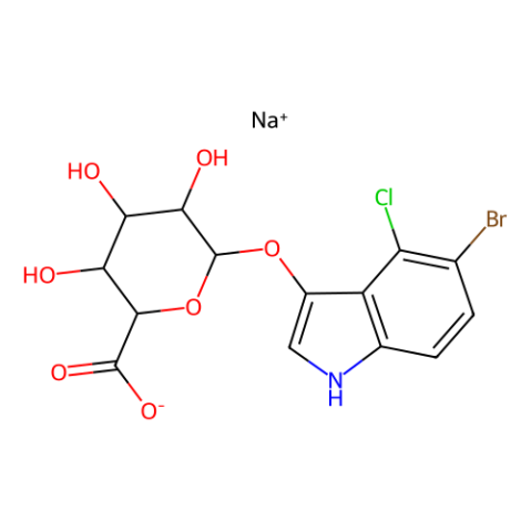aladdin 阿拉丁 B152261 5-溴-4-氯-3-吲哚基β-D-葡萄糖苷酸钠盐[用于生物学研究] 129541-41-9 ≥98%