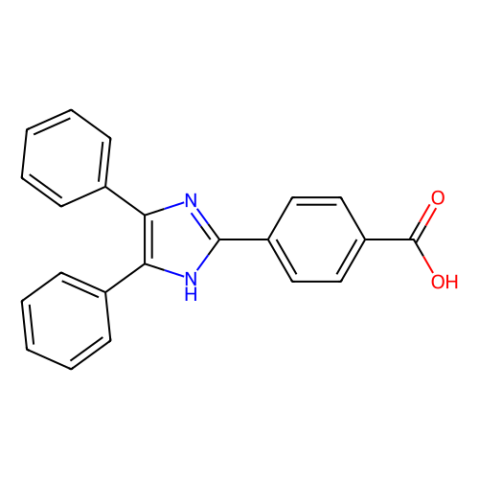 aladdin 阿拉丁 D154952 4-(4,5-二苯基-1H-咪唑-2-基)苯甲酸 5496-35-5 98%