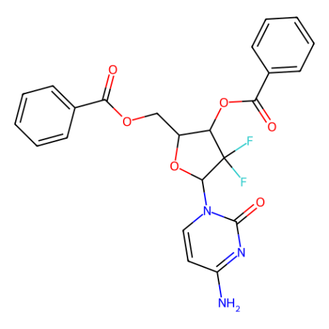 aladdin 阿拉丁 D339422 2',2'-二氟-2'-脱氧胞嘧啶核苷-3',5'-二苯甲酸酯 134790-39-9 ≥97%