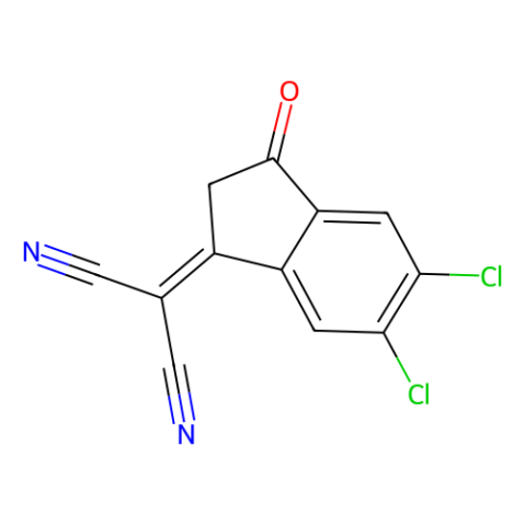 aladdin 阿拉丁 D404098 (5,6-二氯-3-氧代-2,3-二氢-1H-茚-1-亚基)丙二腈 2197167-50-1 97%