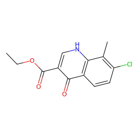 aladdin 阿拉丁 E185055 7-氯-4-羟基-8-甲基喹啉-3-羧酸乙酯 5350-94-7 98%