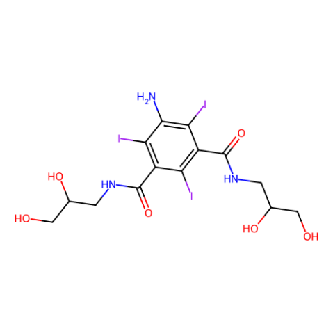 aladdin 阿拉丁 A189203 5-氨基-2,4,6-三碘-N,N'-双(2,3-二羟基丙基)-1,3-苯二甲酰胺 76801-93-9 97%