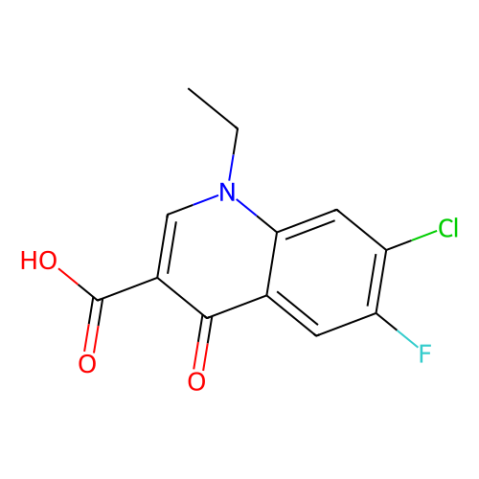 aladdin 阿拉丁 C189184 7-氯-1-乙基-6-氟-1,4-二氢-4-羰基喹啉-3-羧酸 68077-26-9 95%