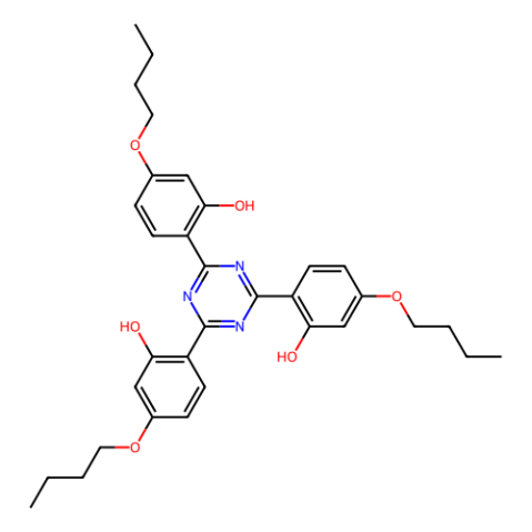 aladdin 阿拉丁 T405592 2,4,6-三(4-丁氧基-2-羟基苯基)-1,3,5-三嗪 3135-19-1 98%