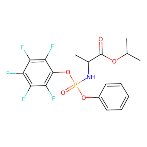 aladdin 阿拉丁 P173403 N-[(S)-(2,3,4,5,6-五氟苯氧基)苯氧基磷酰基]-L-丙氨酸异丙酯 1334513-02-8 97%