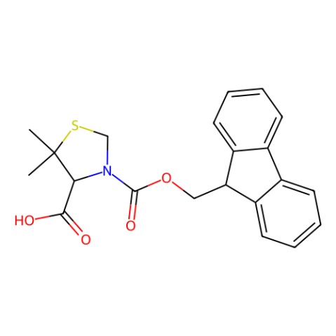 aladdin 阿拉丁 F341505 Fmoc-（S）-5,5-二甲基-1,3-噻唑烷-4-羧酸 141636-66-0 98%