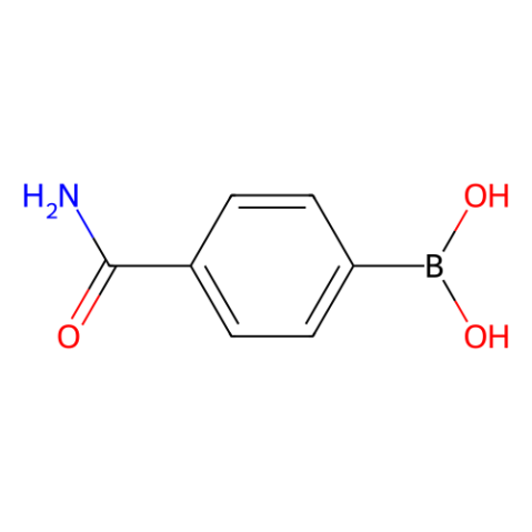 aladdin 阿拉丁 A101991 4-氨基甲酰苯硼酸(含有数量不等的酸酐) 123088-59-5 98%