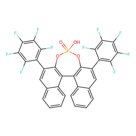 aladdin 阿拉丁 B300085 (11bS)-4-羟基-2,6-双[2,3,4,5,6-五氟苯基] -4-氧化物-二萘并[2,1-d：1,2-f] [1,3, 2]二氧杂磷 1882075-20-8 98%