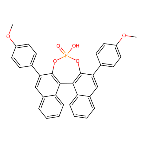 aladdin 阿拉丁 B299872 (11bS)-4-羟基-2,6-双(4-甲氧基苯基)-4-氧化物-二萘并[2,1-d:1',2'-f][1,3,2]二氧膦杂环庚三烯 1374030-19-9 ≥98%，≥99%e.e.