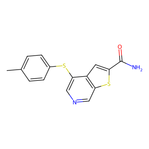 aladdin 阿拉丁 A407828 4-(p-甲苯基硫)噻吩并[2,3-c]吡啶-2-甲酰胺 251992-66-2 10mM in DMSO