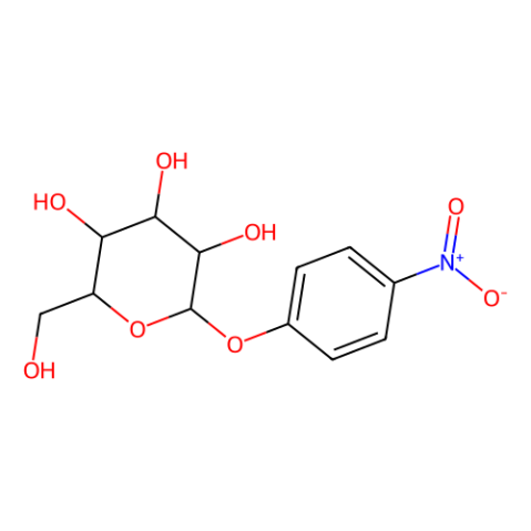 aladdin 阿拉丁 N100372 对硝基苯基-β-D-吡喃半乳糖苷(PNPG) 3150-24-1 98%
