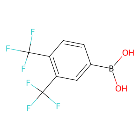 aladdin 阿拉丁 B180099 3,4-双(三氟甲基)苯基硼酸（含不等量的酸酐） 1204745-88-9 96%